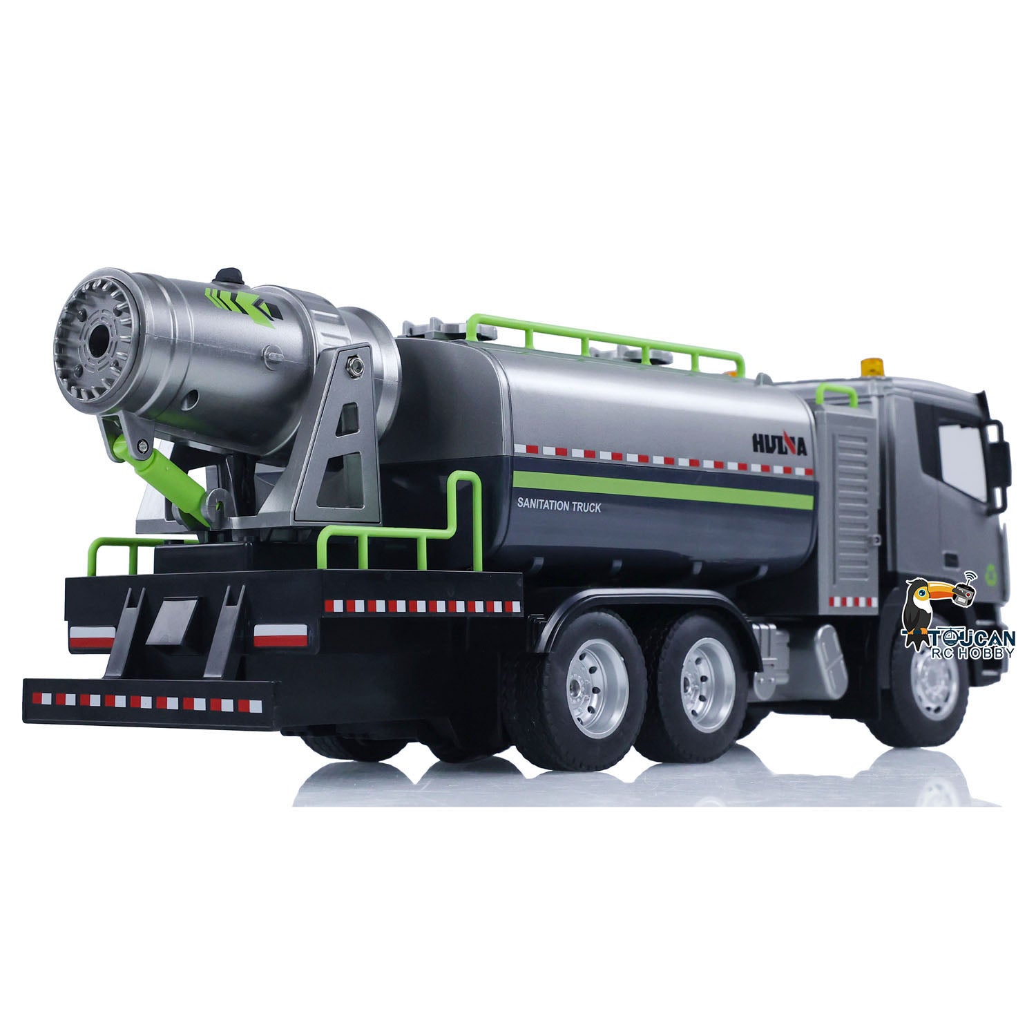 1/18 HUINA 1316 RC Spray Fog Cannon Remote Control Truck - 9CH Electric Car Hobby Model Toy for Kids & Adults | Construction Site, Farm & Outdoor Play Vehicle