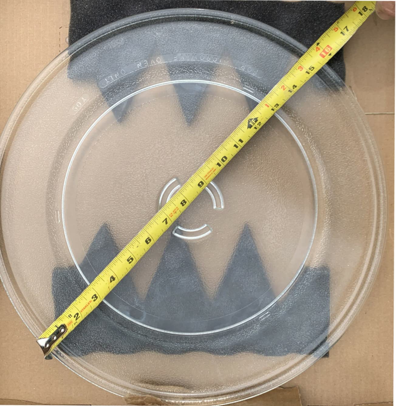 GLOB PRO SOLUTIONS - Microwave Glass Turntable Tray Replacement for EAP12728515 - PD00053925 - Durable & Heat-Resistant for Easy Cooking & Reheating