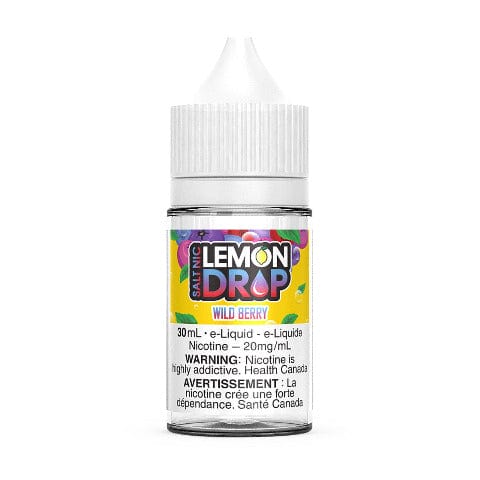 Wild Berry Salt Nic E-Liquid - Lemon Drop Salts 30mL for Vape Pods - Refreshing Fruit Flavor - Perfect for All-Day Vaping (Ontario)