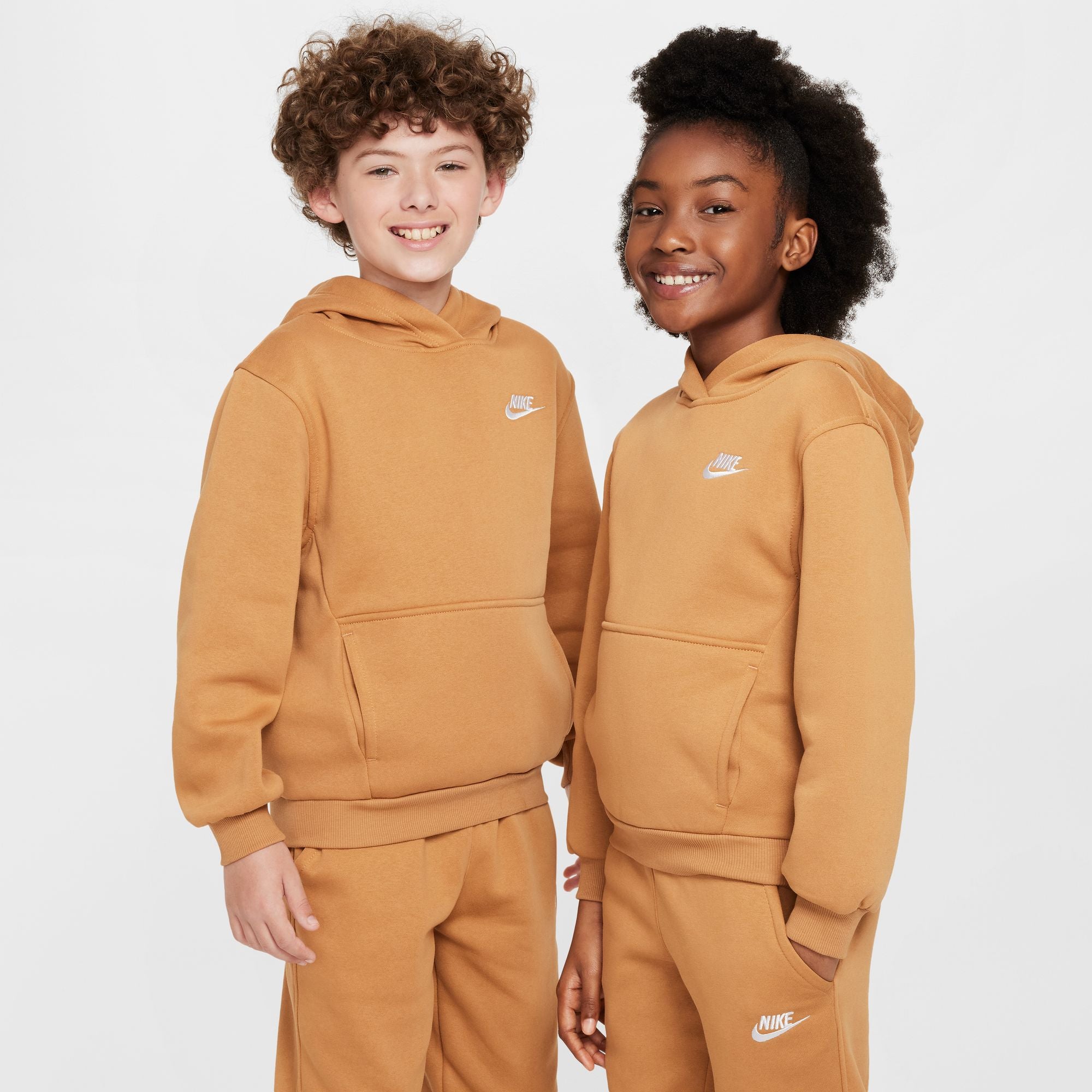 Nike Youth Club Fleece Hoodie for Boys and Girls - Soft & Warm Pullover for School, Sports & Outdoor Activities