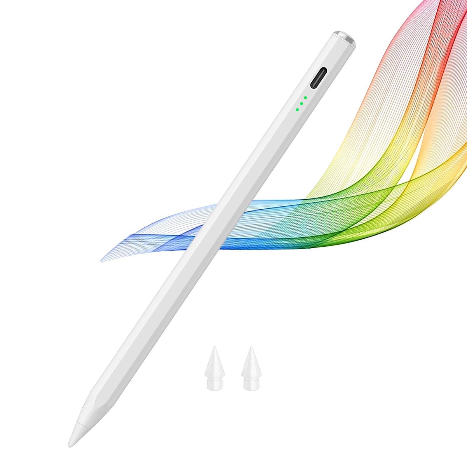 Premium Stylus Pen for iPad 2018-2023 - Fast Charging in 15 Minutes | Compatible with iPad Pro 11/12.9