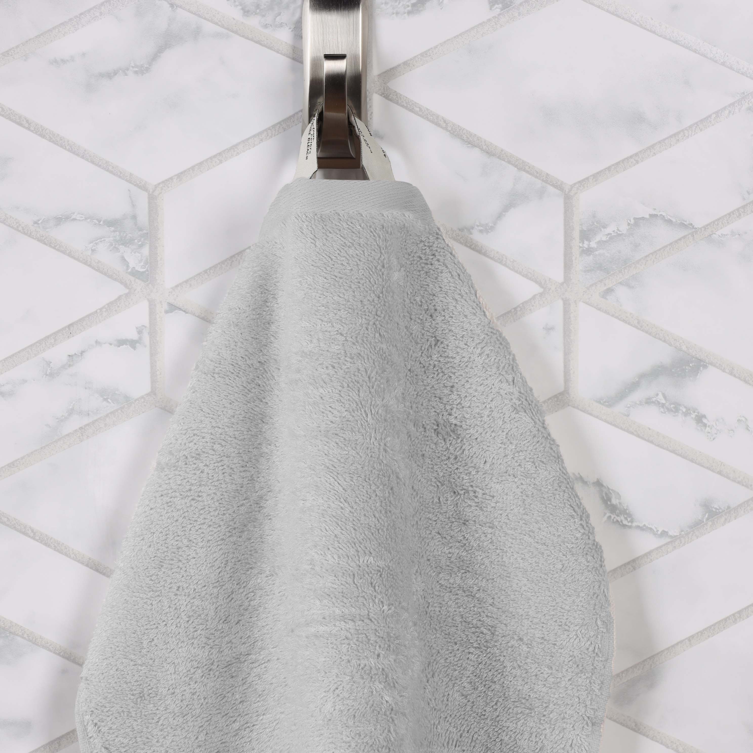 8-Piece Bamboo Rayon Towel Set - Eco-Friendly, Soft & Fluffy - Perfect for Bath, Spa & Home Decor