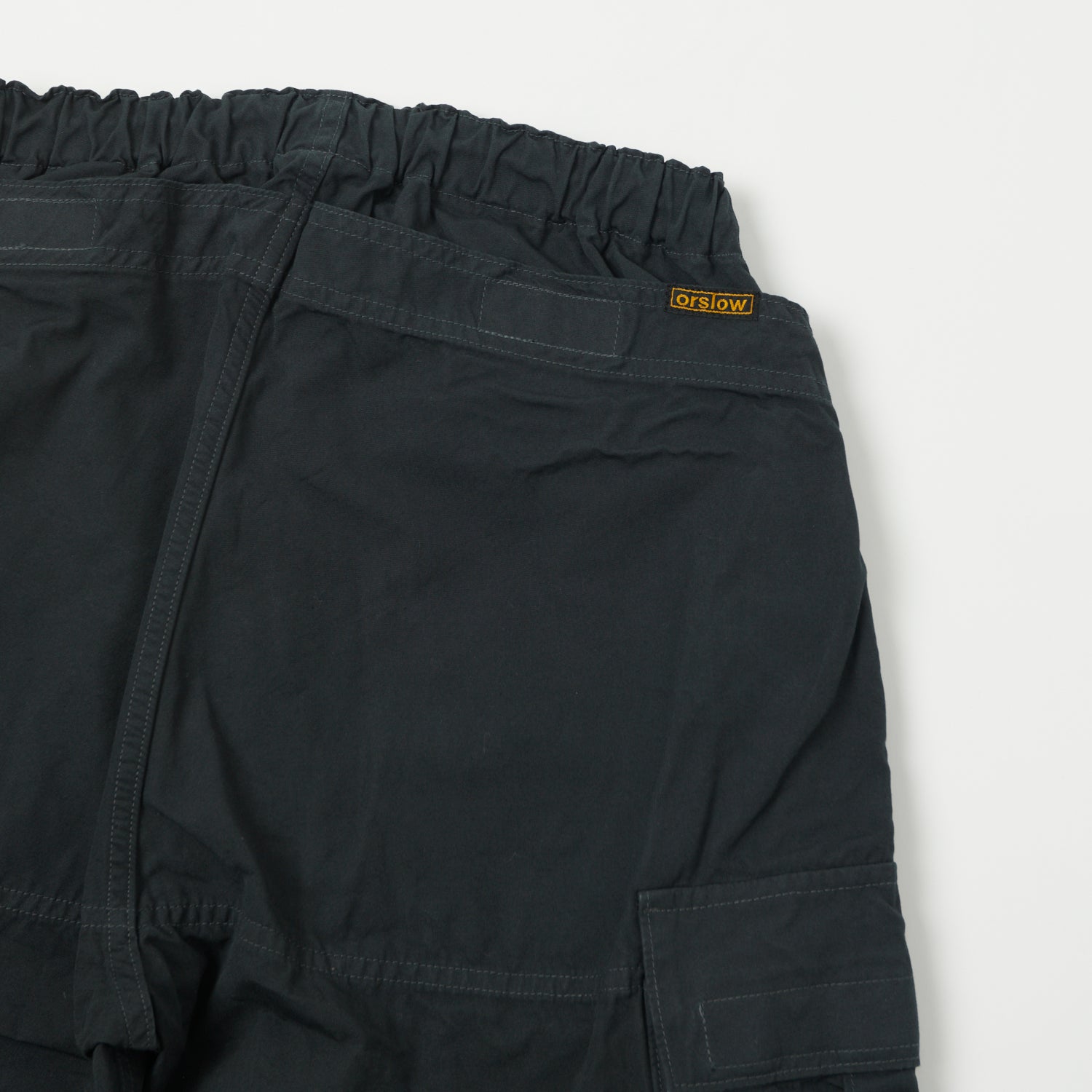 orSlow Easy Cargo Pants for Men - Charcoal Grey | Comfortable Military Style Utility Trousers | Perfect for Outdoor Adventures, Work & Casual Wear