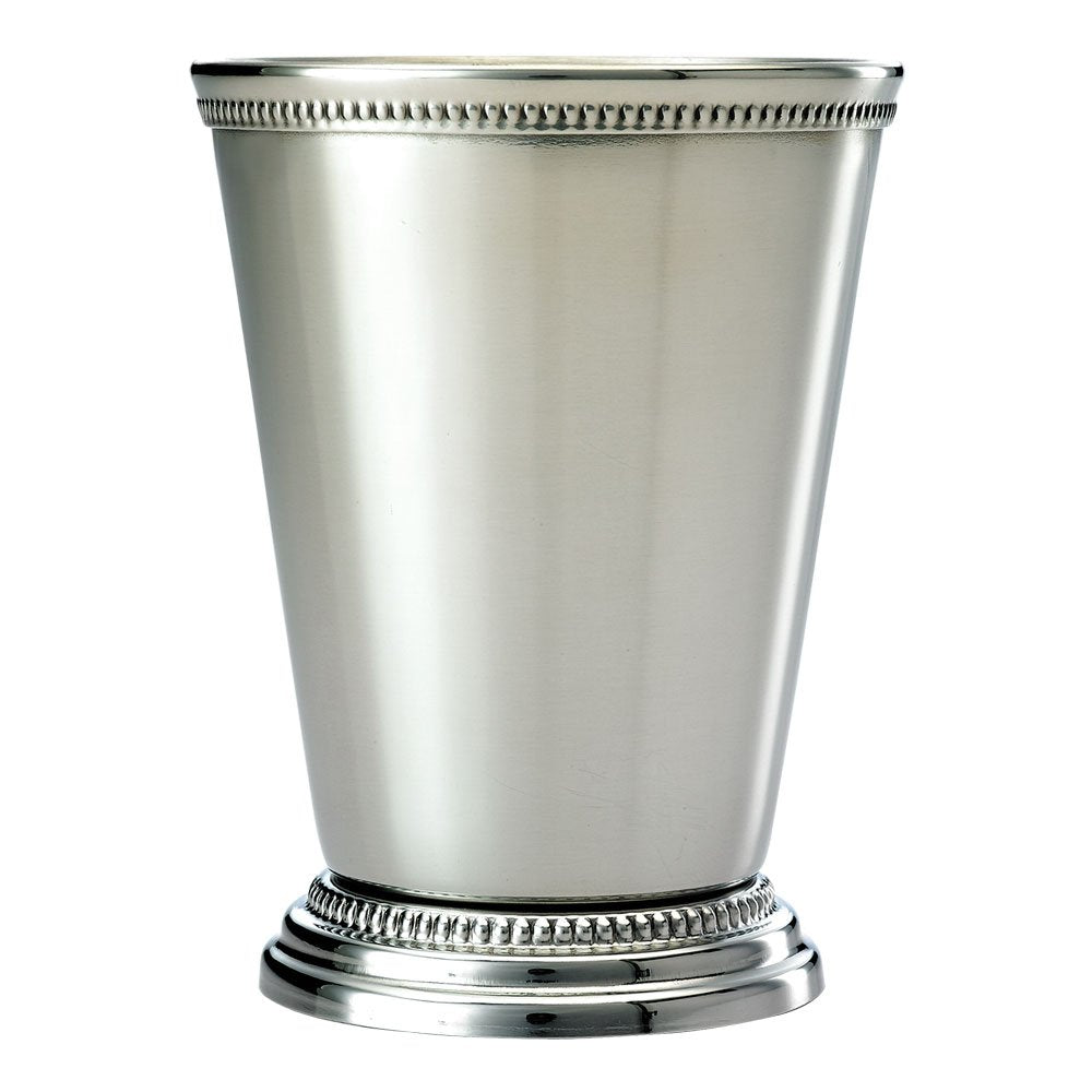 Elegant Beaded Mint Julep Cup - 360ml Stainless Steel - Perfect for Cocktails, Parties & Southern Style Entertaining