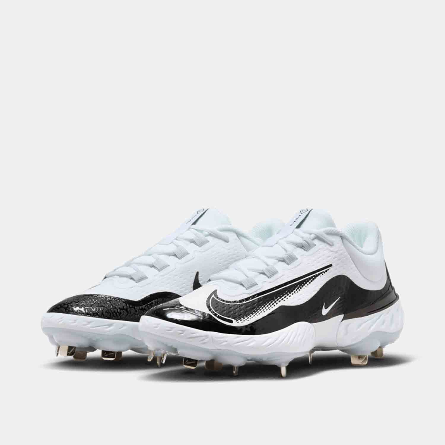 Nike Alpha Huarache Elite 4 Low Metal Baseball Cleats for Men - Lightweight & Durable Baseball Shoes for Training & Games - Perfect for Baseball, Softball & Field Sports