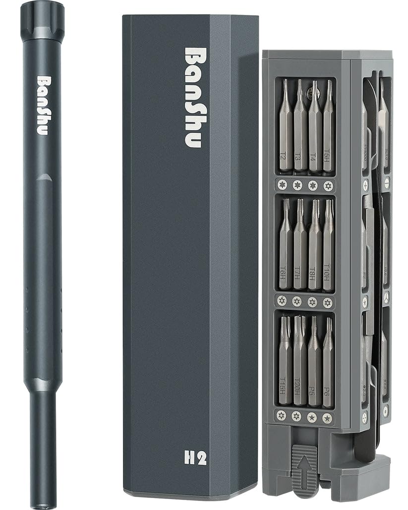 Premium 46-in-1 Mini Screwdriver Set for Electronics Repair - iPhone, Laptop, Watch, PC, PS5