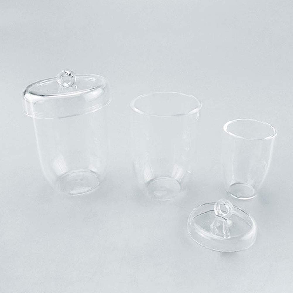 High-Temperature Quartz Crucible with Lid 150ml (1450°C) - Lab-Grade Melting Dish for Gold, Silver, Jewelry Making & Scientific Experiments - Pack of 1