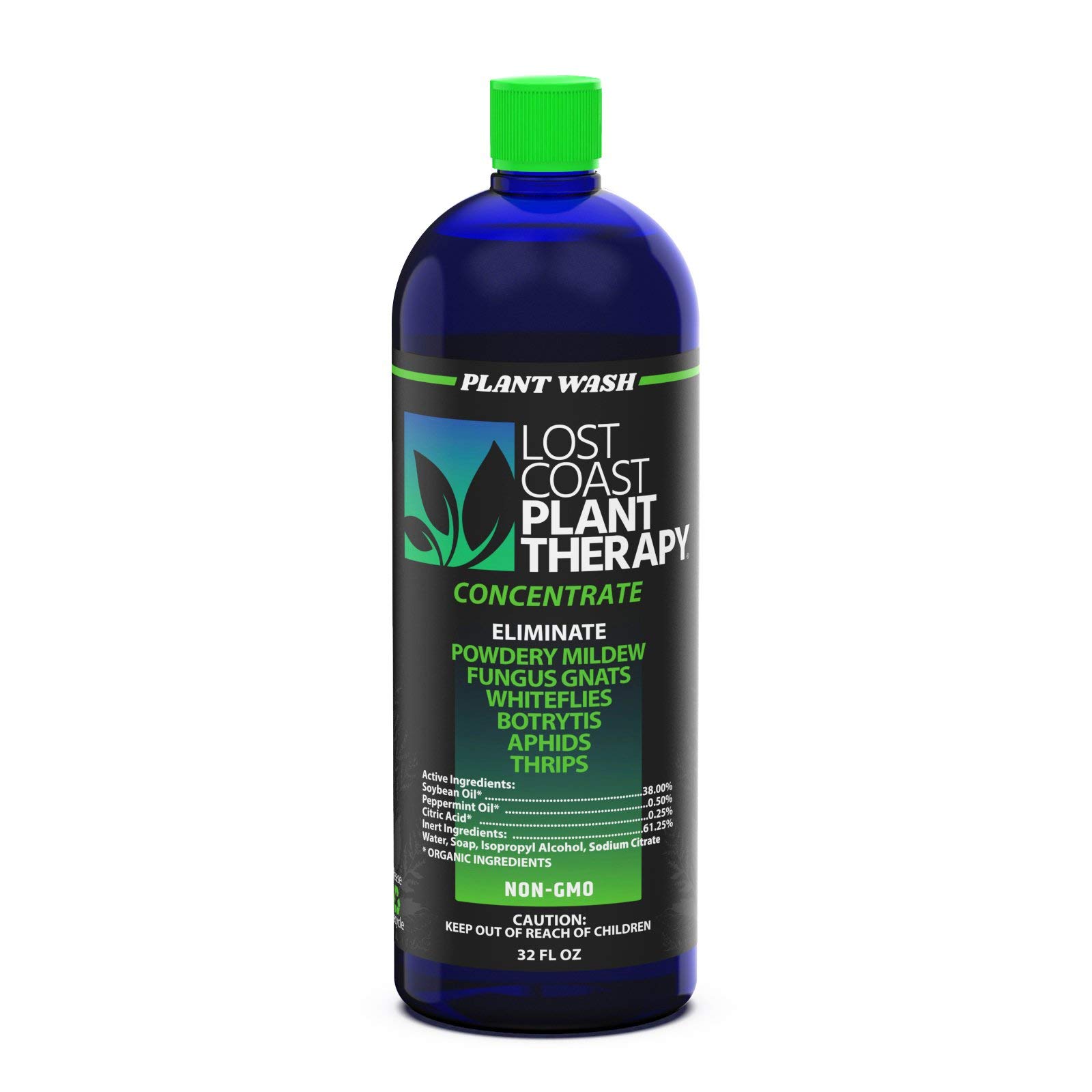 Lost Coast Plant Therapy Concentrate - 32 fl oz Organic Plant Wash for Indoor & Outdoor Plants | Natural Pesticide for Aphids, Spider Mites & Powdery Mildew | Safe for Vegetables, Fruits & Flowers | Great for Hydroponics & Gardening