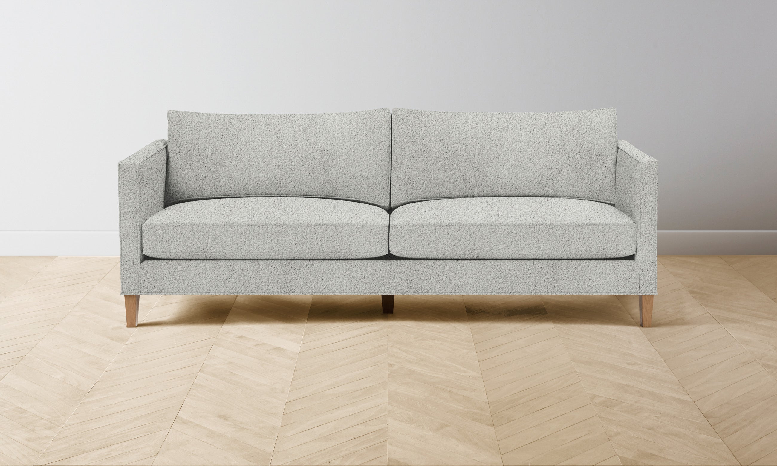 Premium Crosby Sectional Sofa - Soft Woolen Bouclé Fabric, Modern L-Shaped Couch for Living Room, Family Room & Cozy Spaces