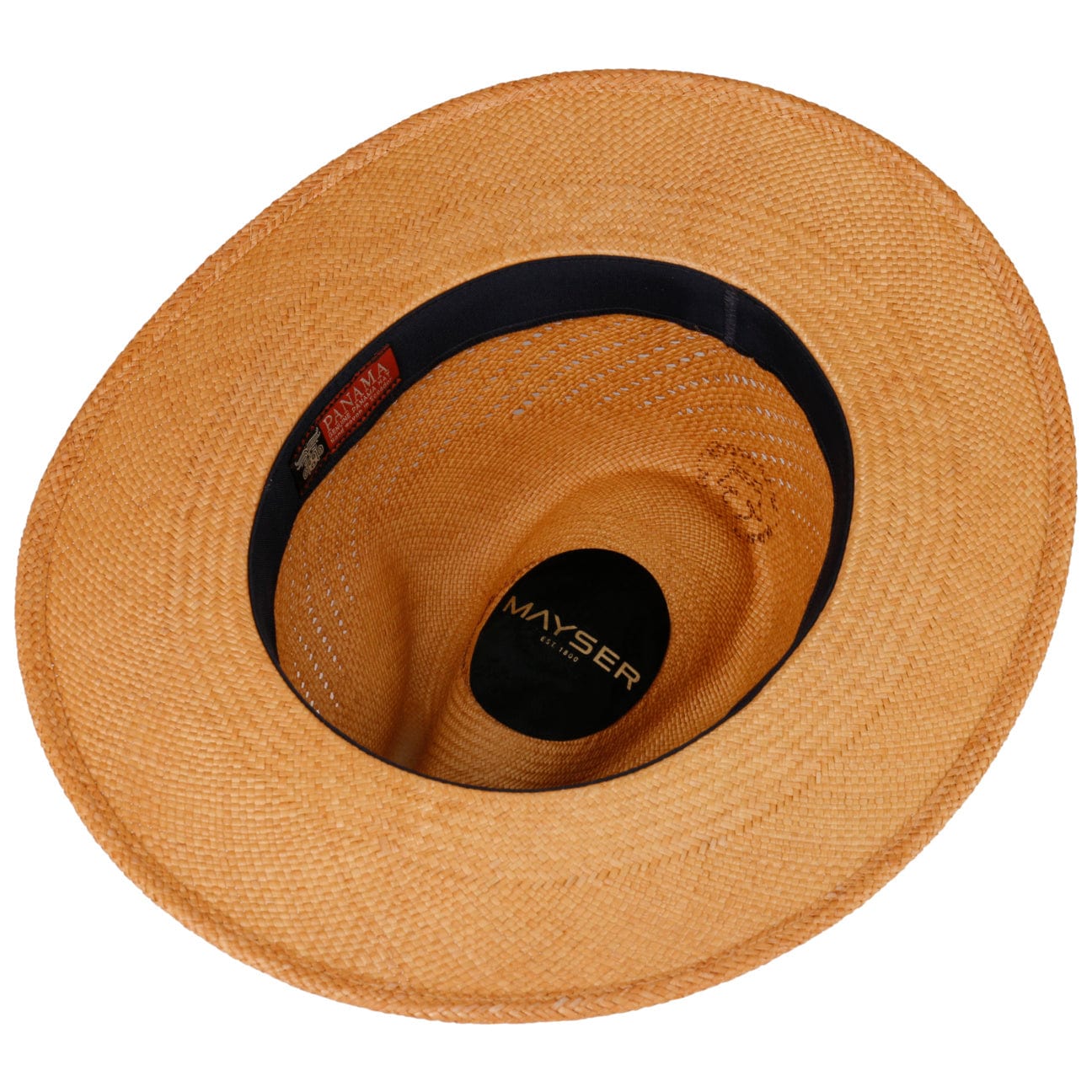 Mayser Piero Panama Straw Hat for Men & Women - Lightweight & Breathable Summer Sun Hat for Beach, Travel, and Outdoor Activities