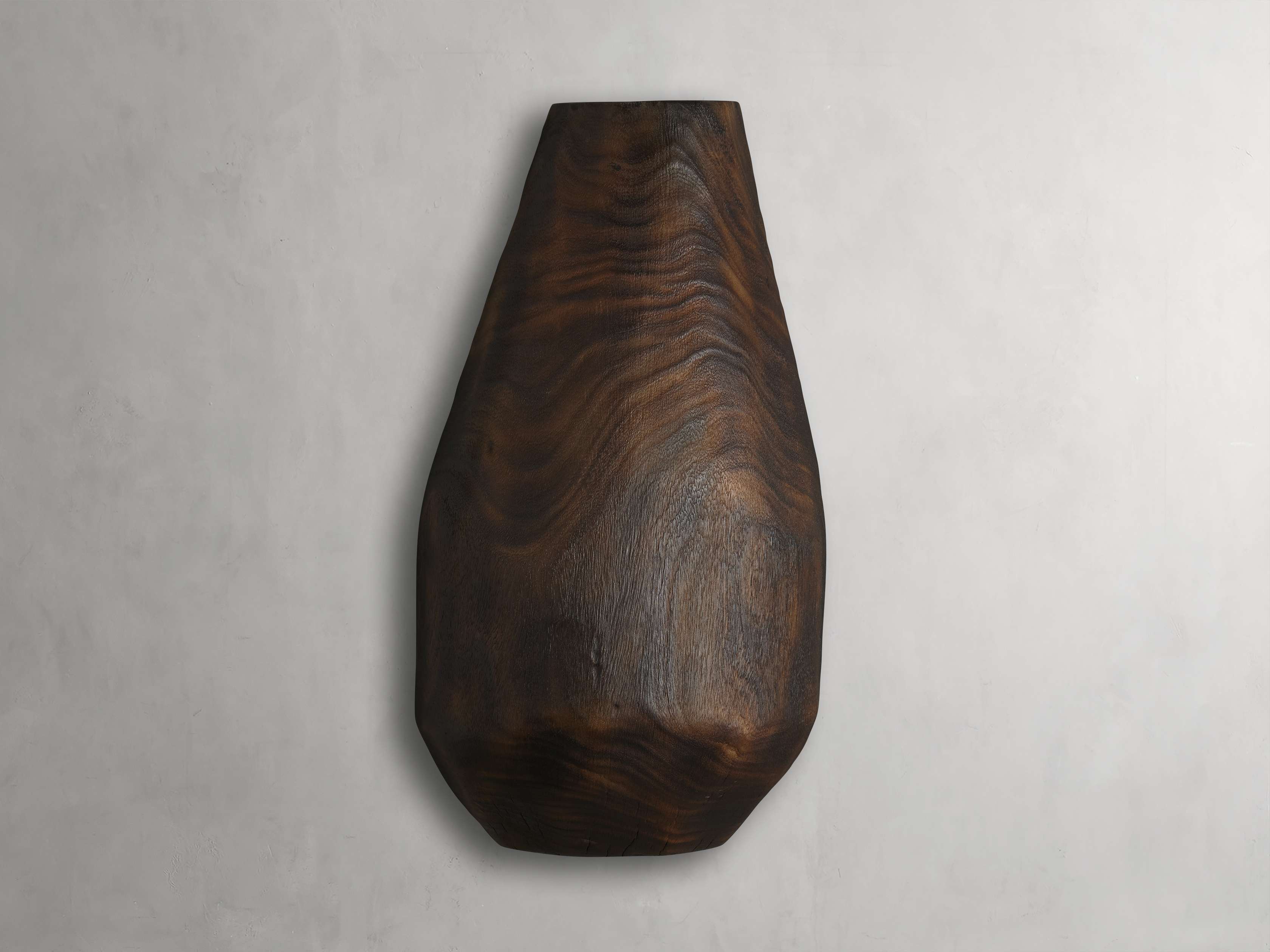 Handmade Aurore Carved Wall Vase - Modern Boho Home Decor for Living Room, Bedroom & Office - Perfect for Flowers, Dried Stems & Decorative Branches