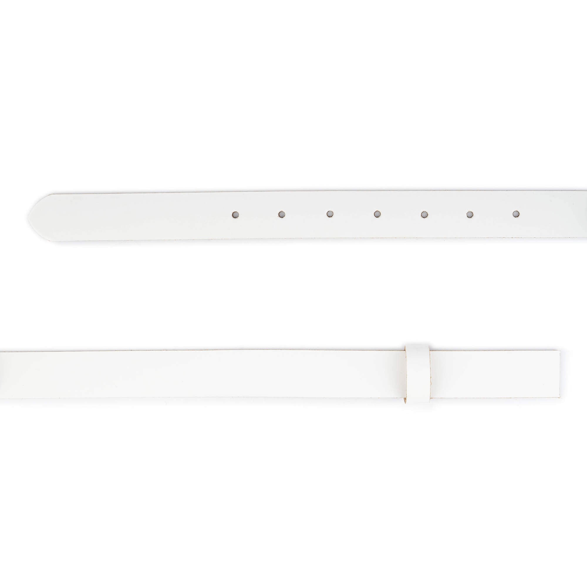 2.5 cm White Leather Belt Strap Replacement for Dunhill Buckles - Premium Genuine Leather, Adjustable Size, Classic Style for Men & Women - Perfect for Business, Casual, and Formal Occasions