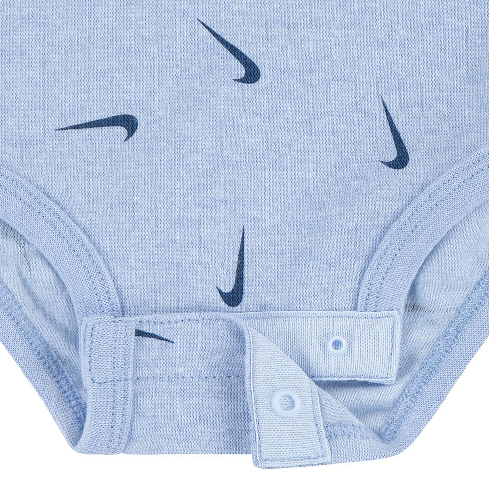 Nike Baby Short Sleeve Bodysuits 3-Pack - Soft Cotton Onesies for Newborns & Infants - Perfect for Playtime, Daycare & Family Outings