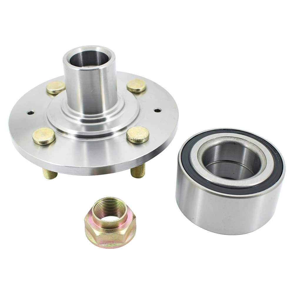 Honda Accord Wheel Hub Bearing Assembly 1988-1990 - Front Wheel Bearing Kit for Accord LXi DX EX LX SEi Models - Perfect for DIY Car Repair & Suspension Maintenance