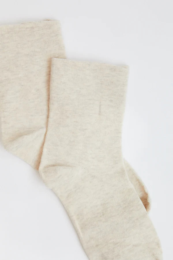 Breathable Athletic Sneaker Socks for Men & Women - Soft Oatmeal Color | Perfect for Running, Gym & Casual Wear
