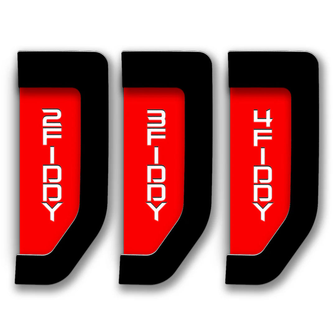2017-2022 Ford Super Duty Fender Badge Replacement Set - Customizable LED Emblem Kit for F250 F350 F450 Trucks | Upgrade Your Truck's Exterior Style