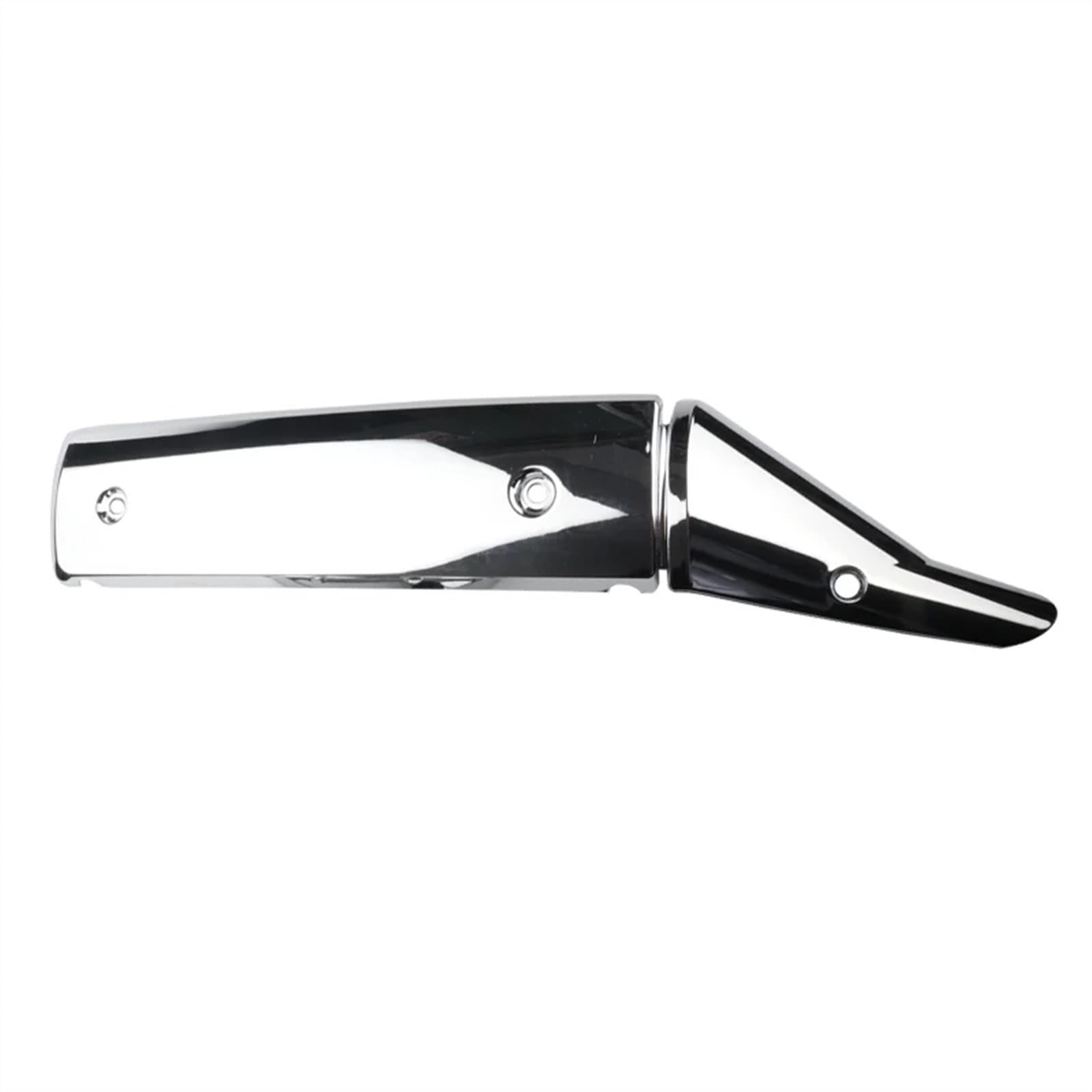Motorcycle Exhaust Pipe Cover - Chrome Plated Muffler Insulation Protector for Honda Silver Wing/GT 600/400 (Long Version) | Heat Shield for Scooter & Cruiser Bikes | Perfect for Commuting & Long Rides