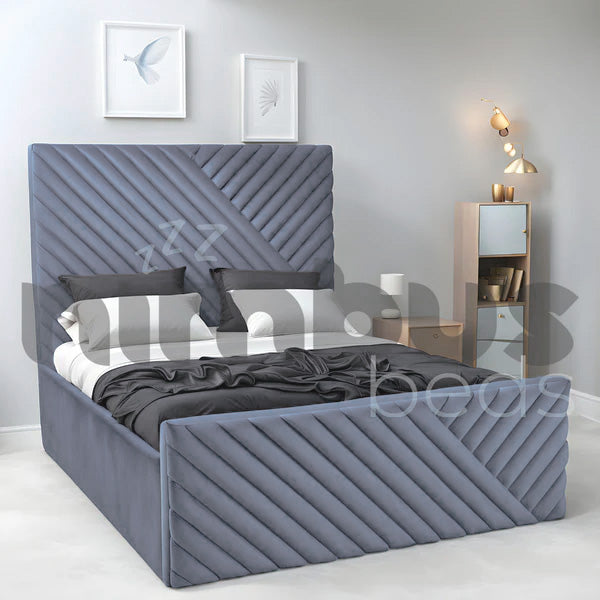 Premium Fraser Bed Frame - Queen Size, Sturdy Metal Platform with Wooden Slats, Noise-Free Support - Perfect for Master Bedrooms, Guest Rooms & Modern Apartments