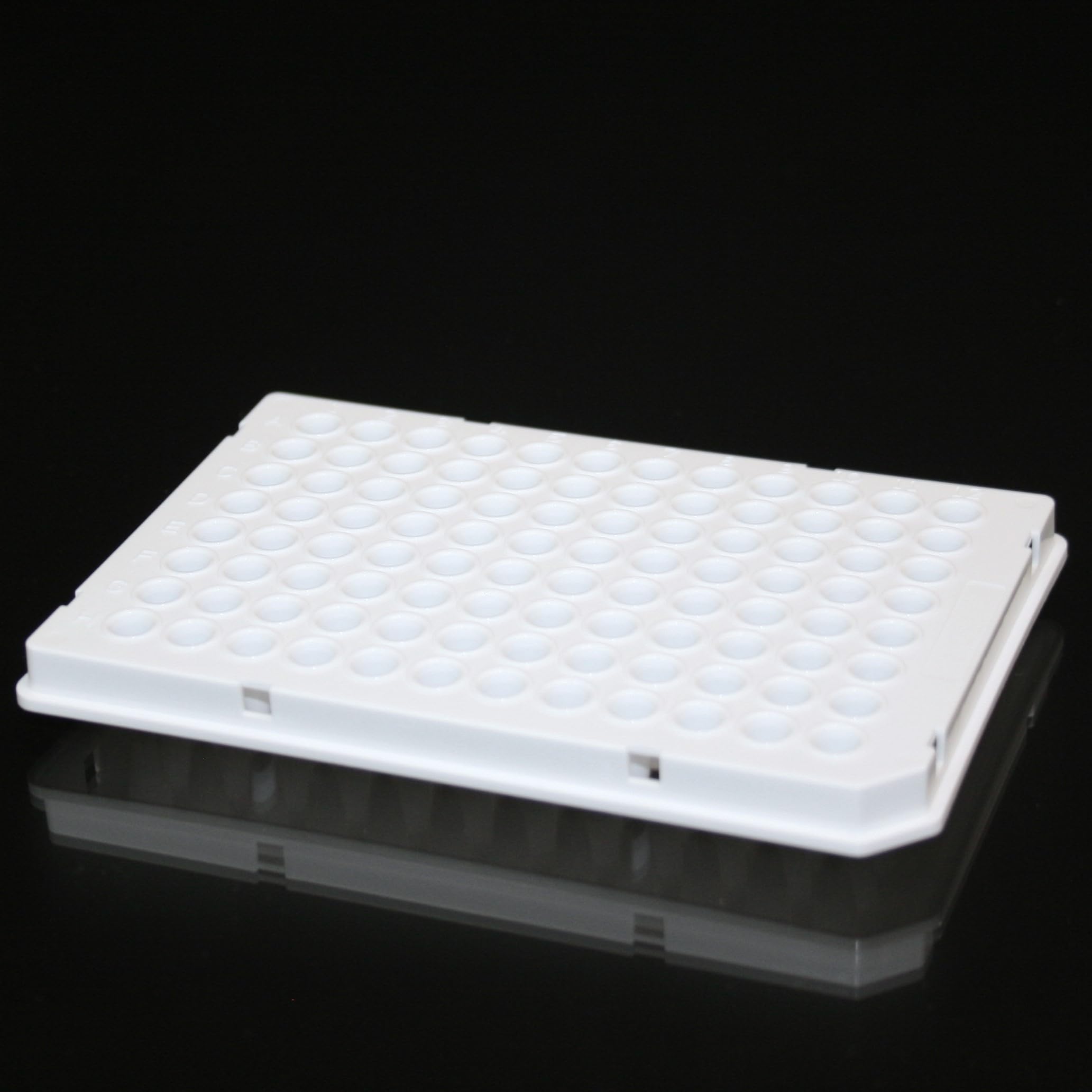 0.1ml 96-Well Semi-Skirted White PCR Plates (50/Box) - High-Quality Lab Equipment for DNA/RNA Amplification, PCR Testing & Molecular Biology Research