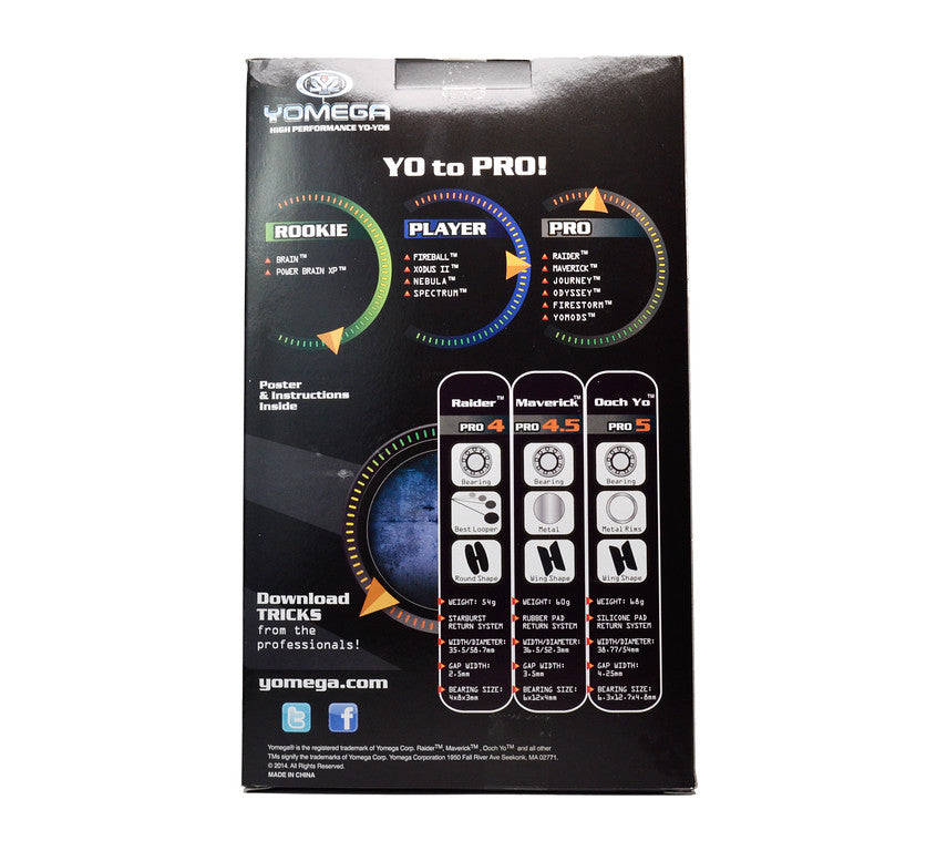 Yomega Deluxe 3-Piece Yo-Yo Gift Set - Professional Yo-Yos for Beginners & Advanced Players - Perfect for Gifts, Competitions & Skill Development