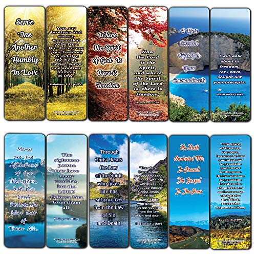 The Goodness of Freedom Bible Bookmarks (12-pack)