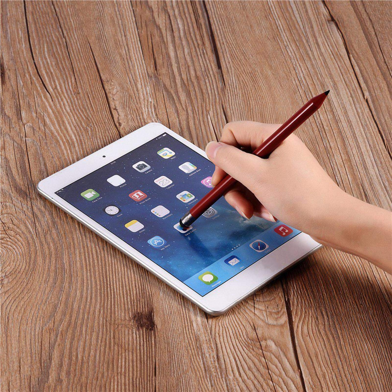 High Sensitivity Smart Stylus Pen for Tablets - Lightweight Drawing Pen with Touch Screen Compatibility, Durable & Portable Battery-Operated Stylus (Red) - Perfect for Digital Art, Note-Taking & Graphic Design on iPads, Android Tablets & Touchscreen Devices