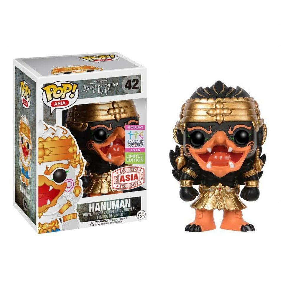 Funko Pop! Asia: Hanuman [Black] #42 Limited Edition 700 - Thailand Toy Expo Exclusive - Perfect for Collectors, Gifts & Pop Culture Displays