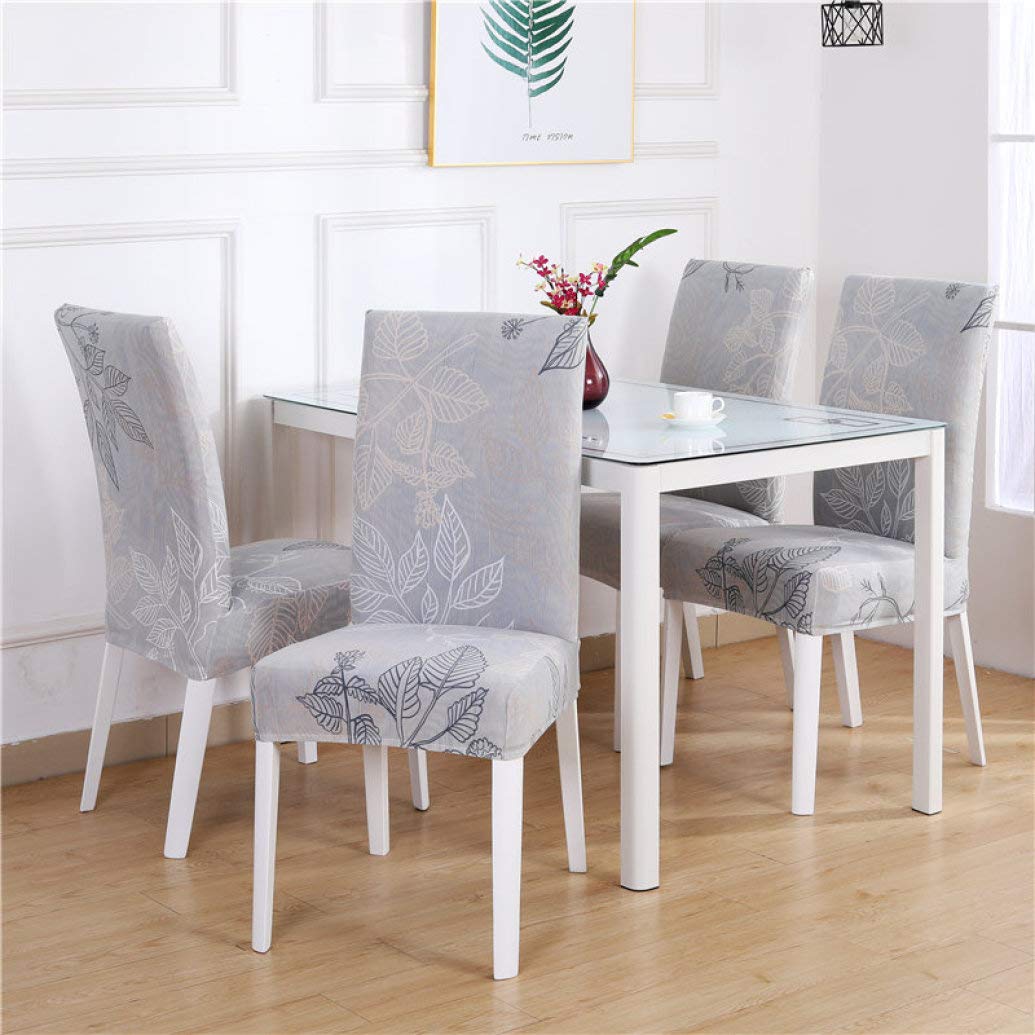 LUCACO Washable Dining Chair Slipcovers Set of 1/2/4/6 - Anti-Dust Furniture Protector Covers for Kitchen, Restaurant & Banquet Chairs | Perfect for Home, Office & Commercial Use