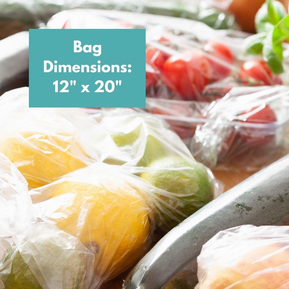 Perforated Clear Plastic Produce Bags 12