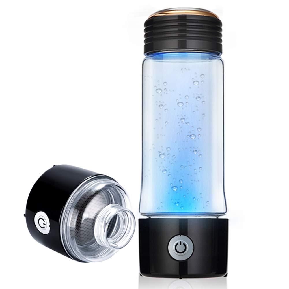 Portable Hydrogen Water Generator Bottle - Alkaline Water Ionizer with Super Antioxidant, Hydrogen-Rich Cup for Health & Wellness | Perfect for Travel, Gym & Daily Hydration