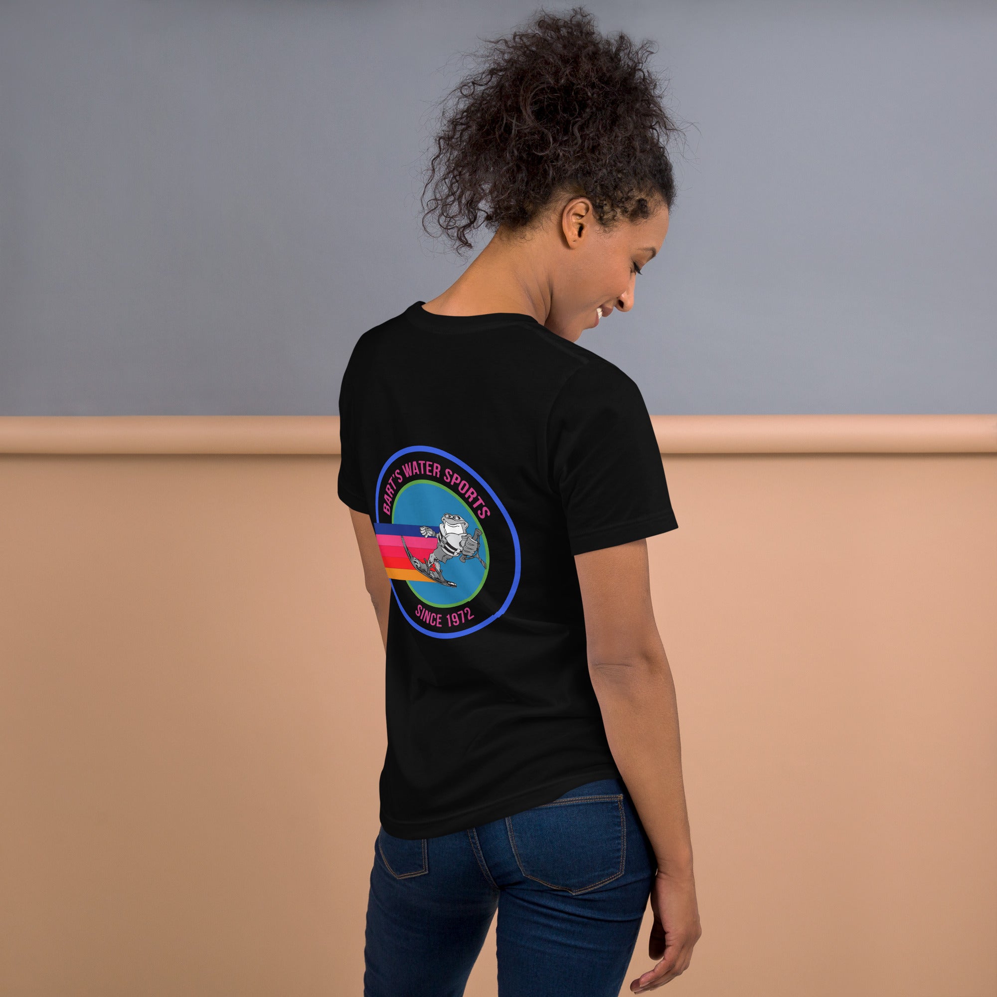 Frog Slalom Ski Unisex T-Shirt - Bart's Water Sports - Perfect for Wakeboarding, Waterskiing & Lake Adventures