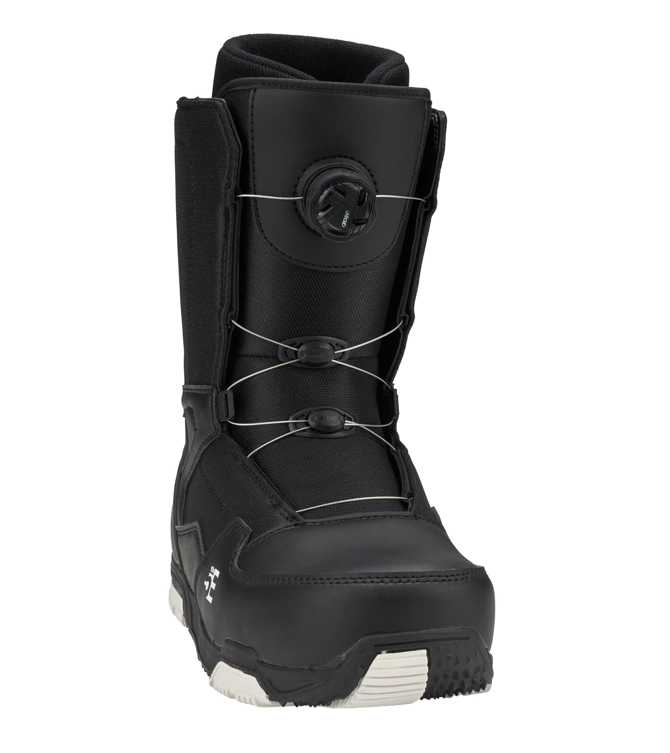 5th Element ST Lace and Dial Snowboard Boots for Men - Black | Waterproof All-Mountain Snowboarding Boots | Compatible with Strap Bindings | Size [Your Size] | Perfect for Freeride, Park & Powder Snowboarding