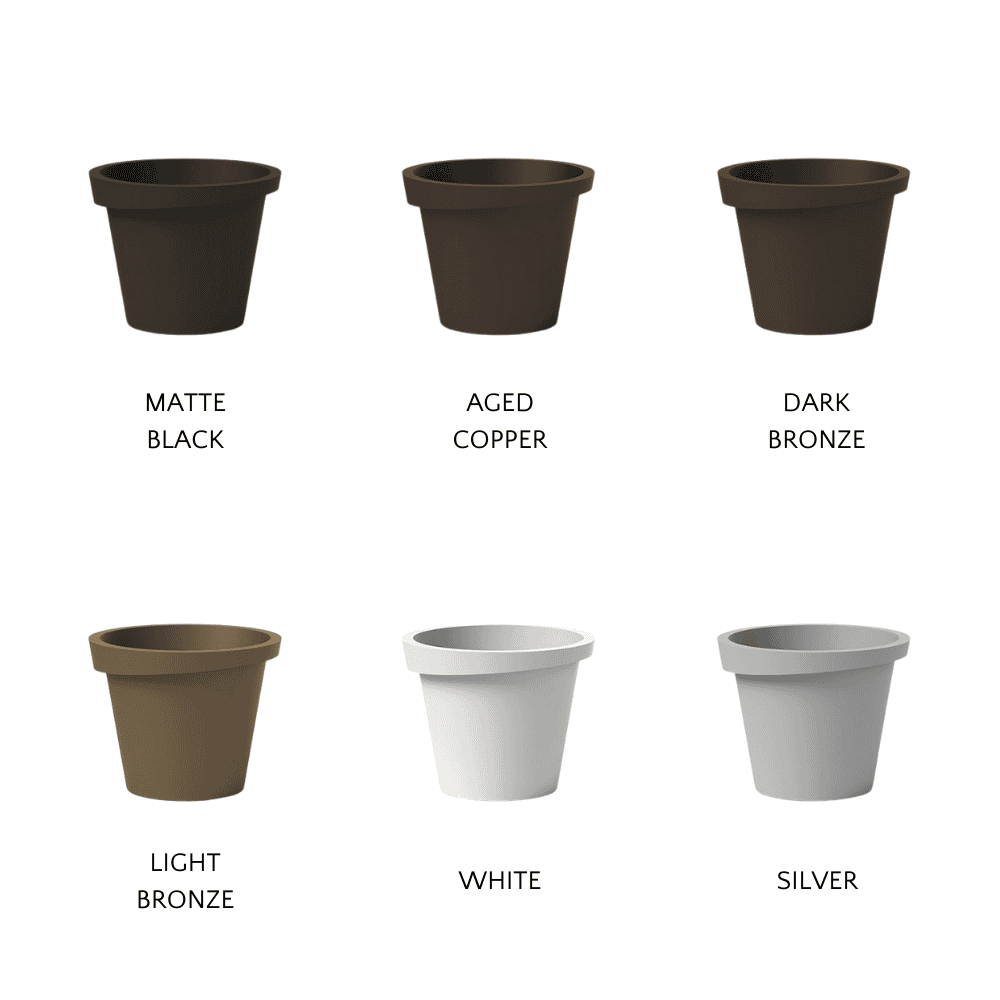 Askew Outdoor Planter - Modern Decorative Flower Pot for Patio, Garden & Balcony | Perfect for Succulents, Herbs & Small Plants