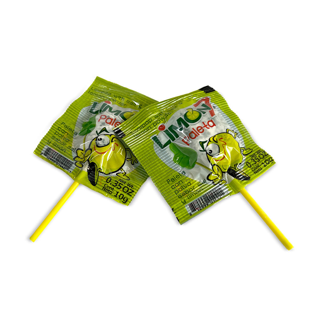 Dulces Anahuac Limon7 Paleta - 30ct Bag of Mexican Lime Lollipops | Perfect for Parties, Gifts & Snacking