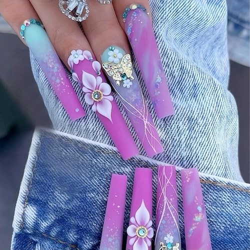 purple gradient&butterfly