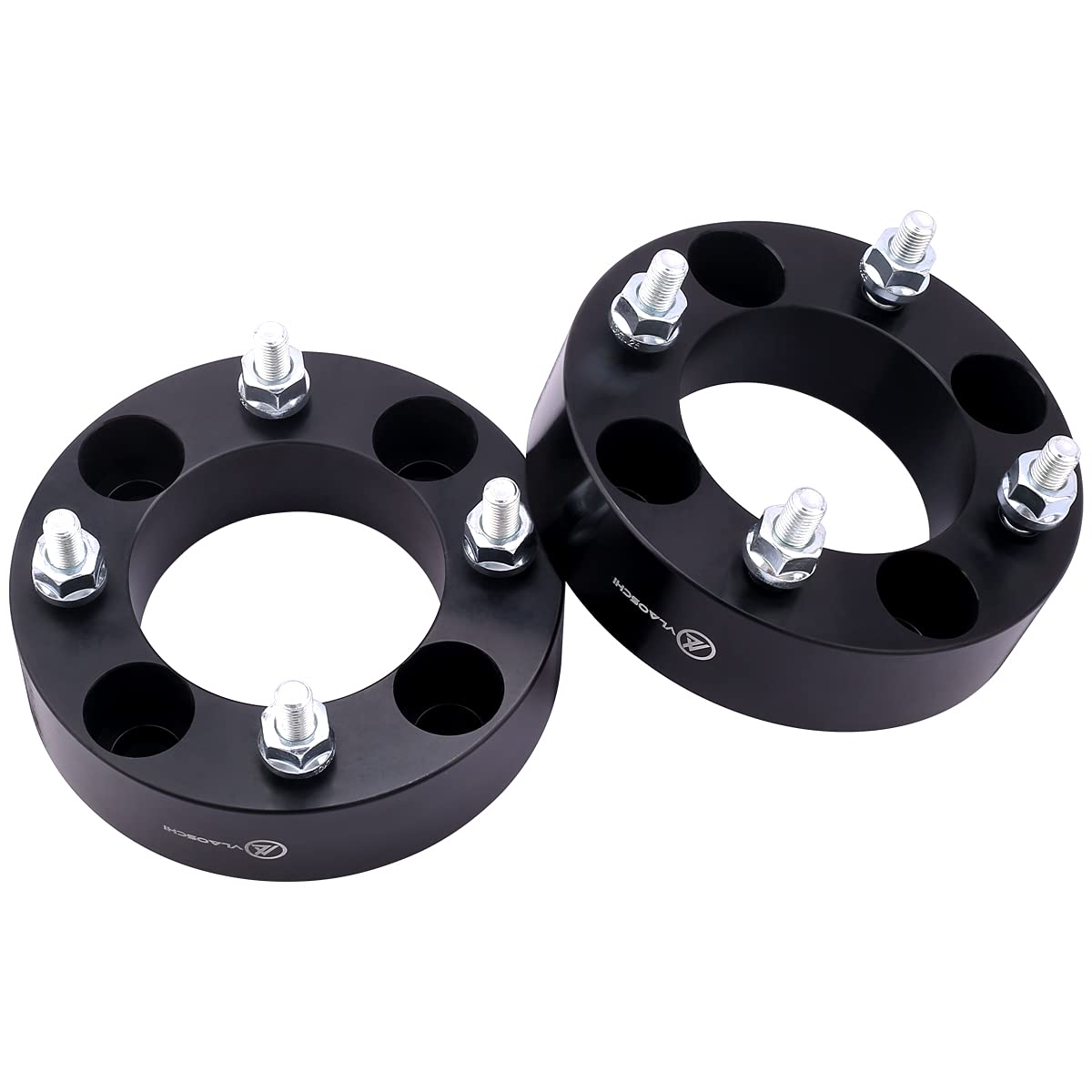 VLAOSCHI 1.5 Inch Black Forged ATV/UTV Wheel Spacers 4x110 Bolt Pattern with 10x1.25 Studs - Compatible with Honda Foreman/Rincon/Rancher, Suzuki King Quad, Yamaha Kodiak/Grizzly, Kawasaki 4-Lug ATVs - 4-Pack for Enhanced Stability & Off-Road Performance