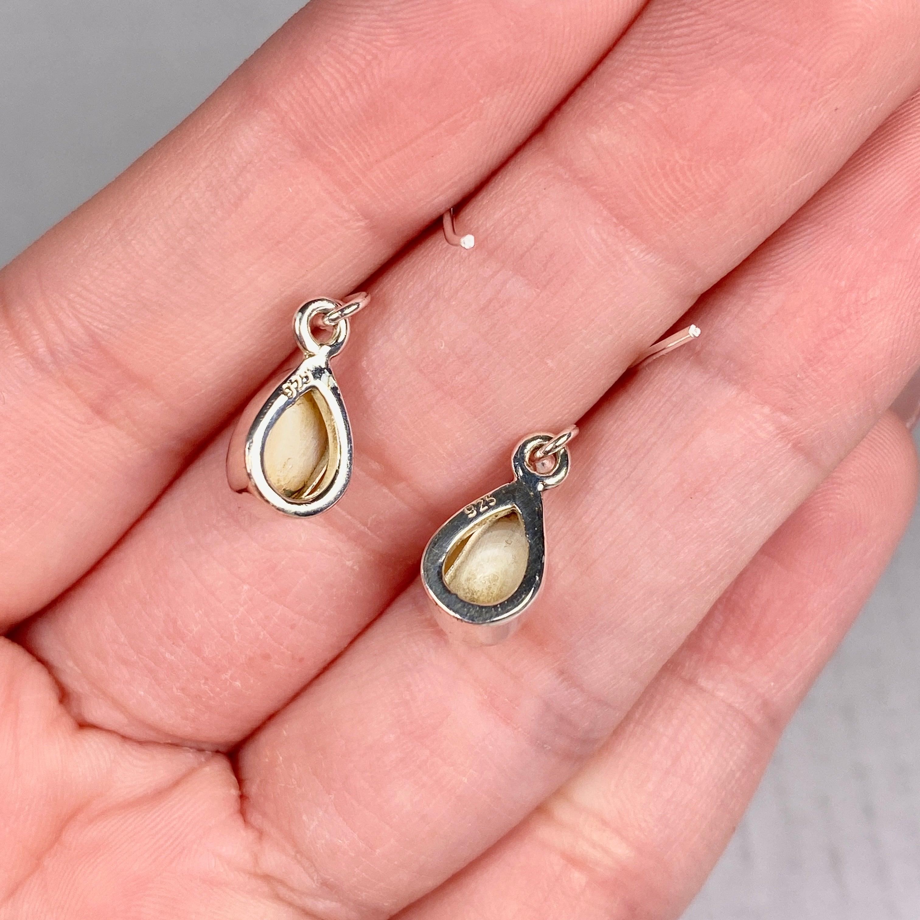 Elegant Pearl Petite Teardrop Earrings R2363 PLD - Perfect for Weddings, Parties & Special Occasions
