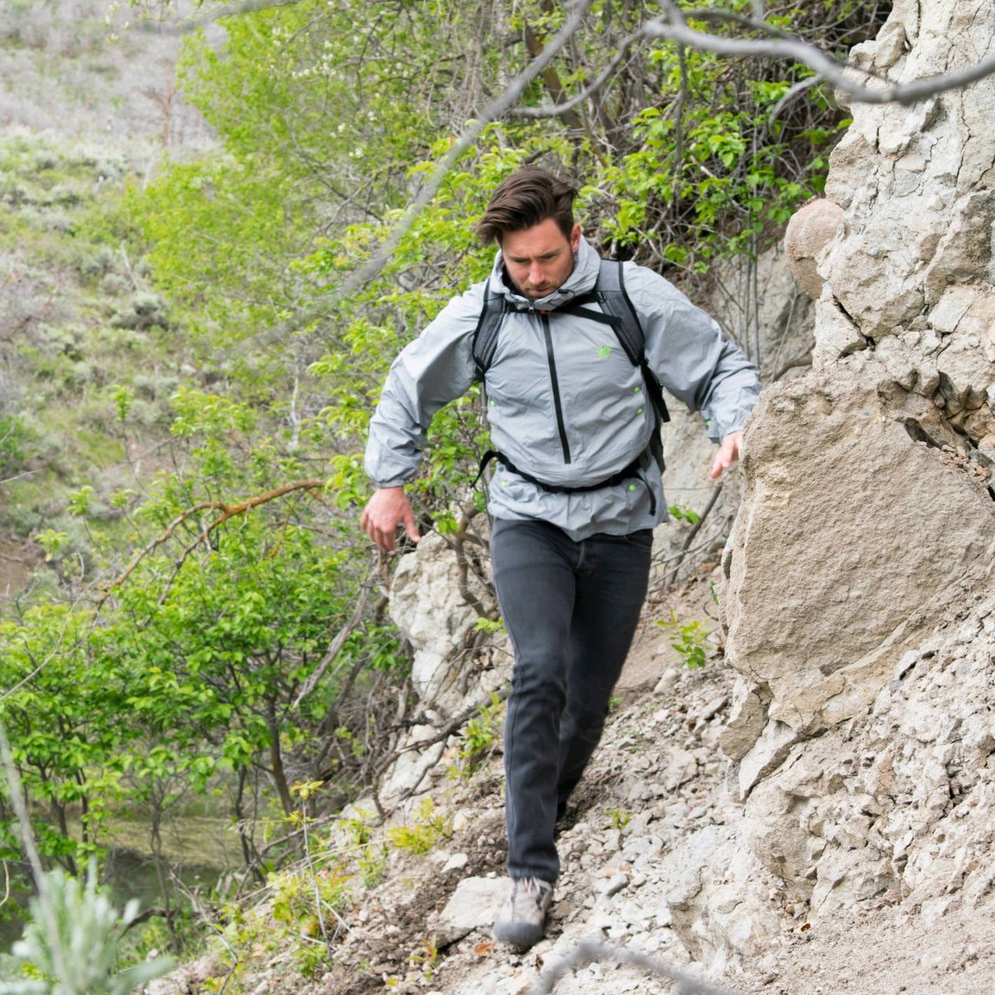 The Hideaway: Waterproof & Windproof Windbreaker Jacket for Outdoor Adventures - Hiking, Camping & Travel
