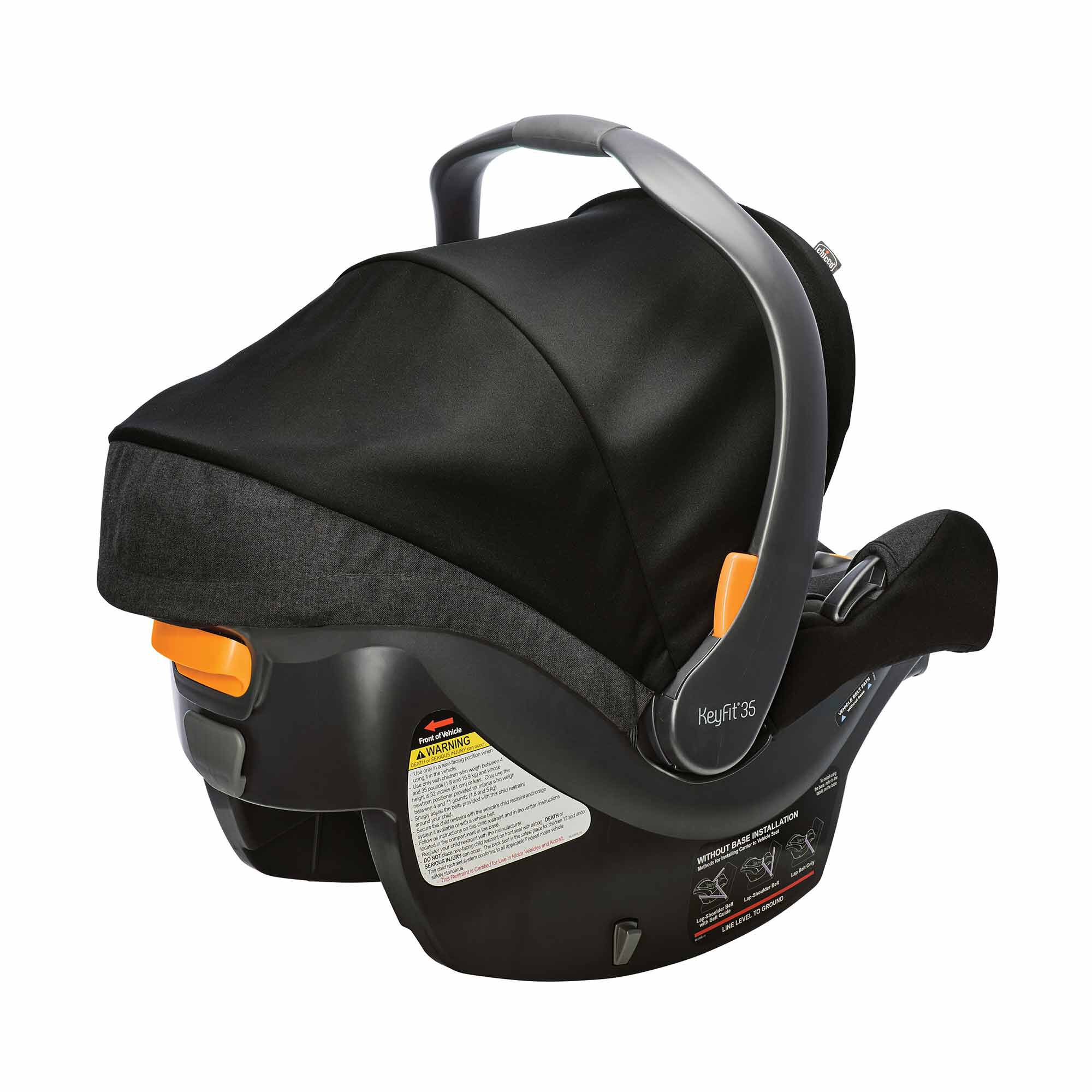 Chicco KeyFit 35 Infant Car Seat - Lightweight & Safe Baby Car Seat for Newborns to 35 lbs | Perfect for Travel, Shopping & Daily Commutes