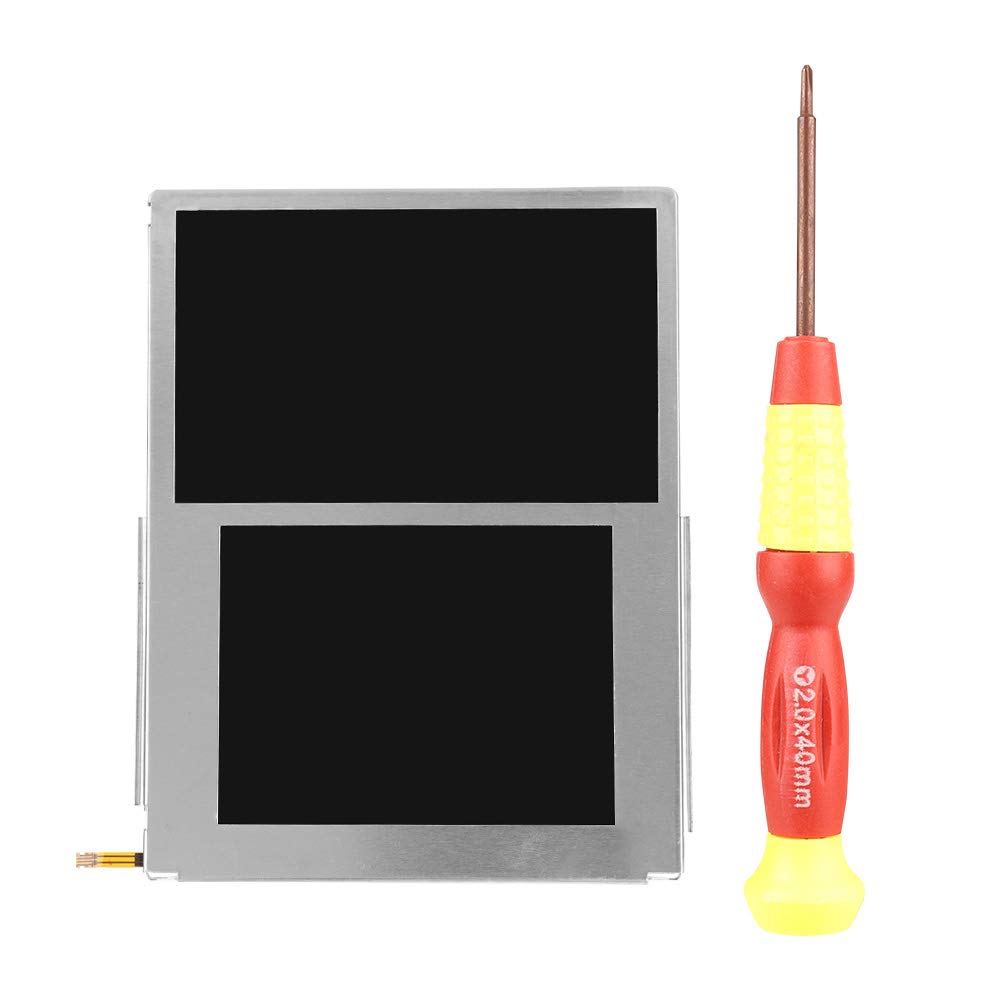 GOTOTOP Replacement LCD Screen for Nintendo 2DS Console with Screwdriver - Fix Broken Display for Gaming & Entertainment