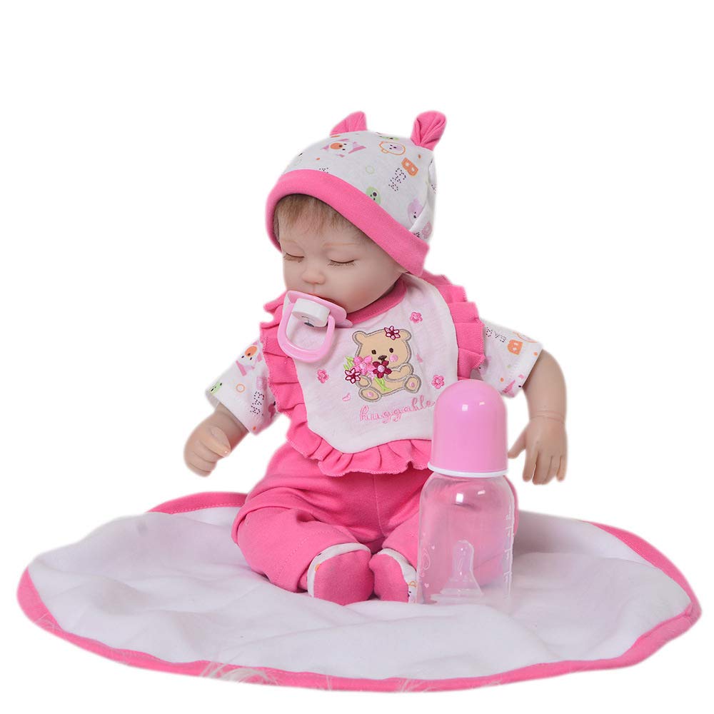 Reborn Baby Doll Outfits & Accessories for Newborn Baby Girl Dolls (16-18 Inch) - Matching Clothes Set for Realistic Play, Collecting & Photography