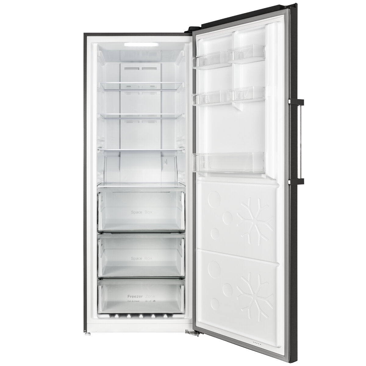Brand New CHiQ 380L Hybrid Frost Free Upright Refrigerator Freezer CSH379NBSR3 - 5 Year Warranty - Perfect for Kitchens, Apartments & Small Homes