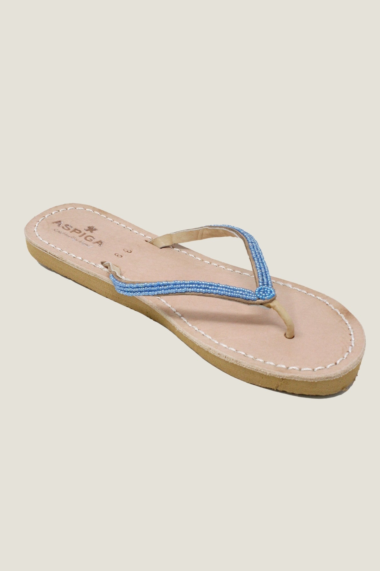 Classic Comfort Flip Flops for Men & Women - Light Blue Beach Sandals for Summer, Pool, and Outdoor Activities