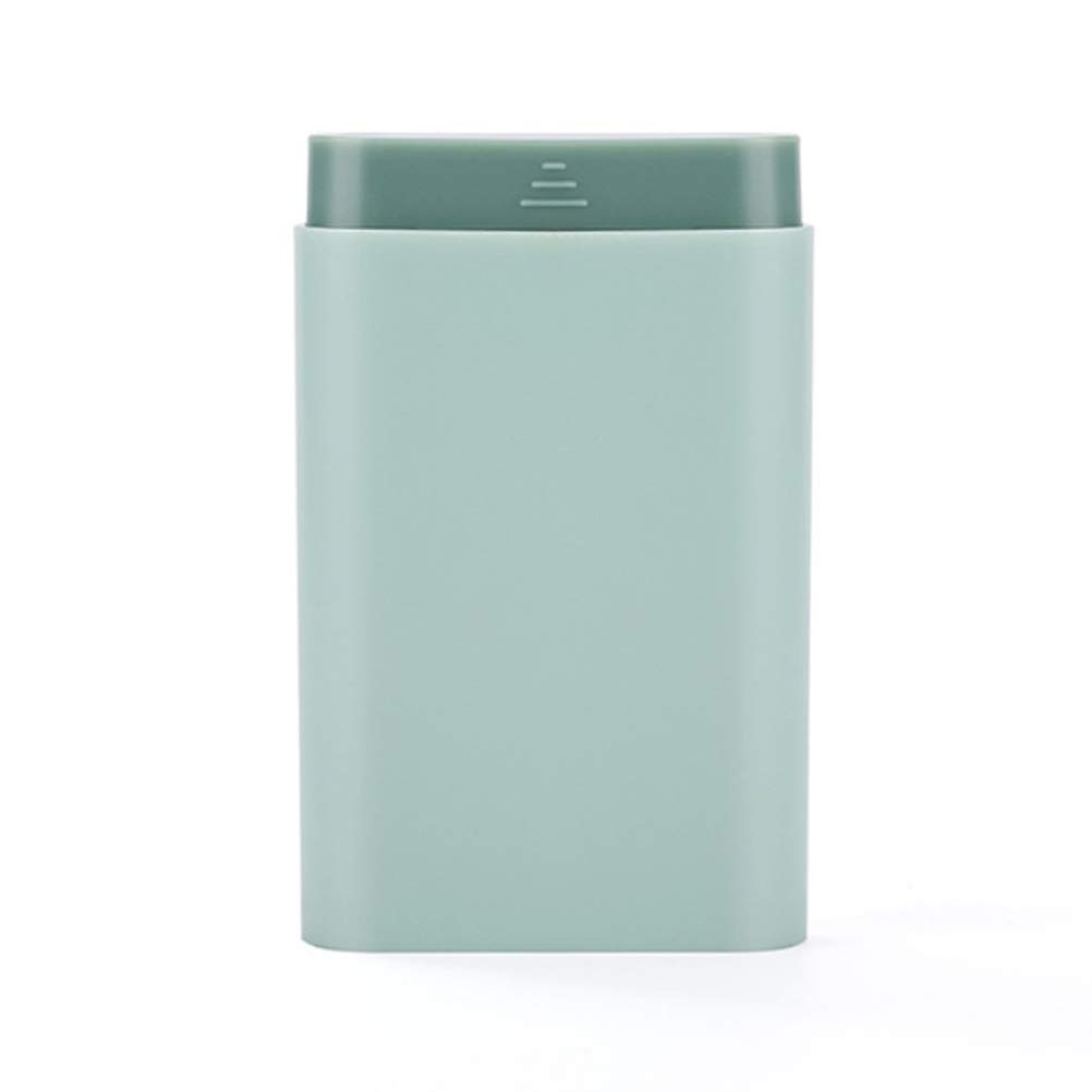 Portable 6-Compartment Pill Organizer Box - Travel-Sized Small Supplement Case for Vitamins & Medication (Blue) - Perfect for Daily Use, Travel, and On-the-Go Organization