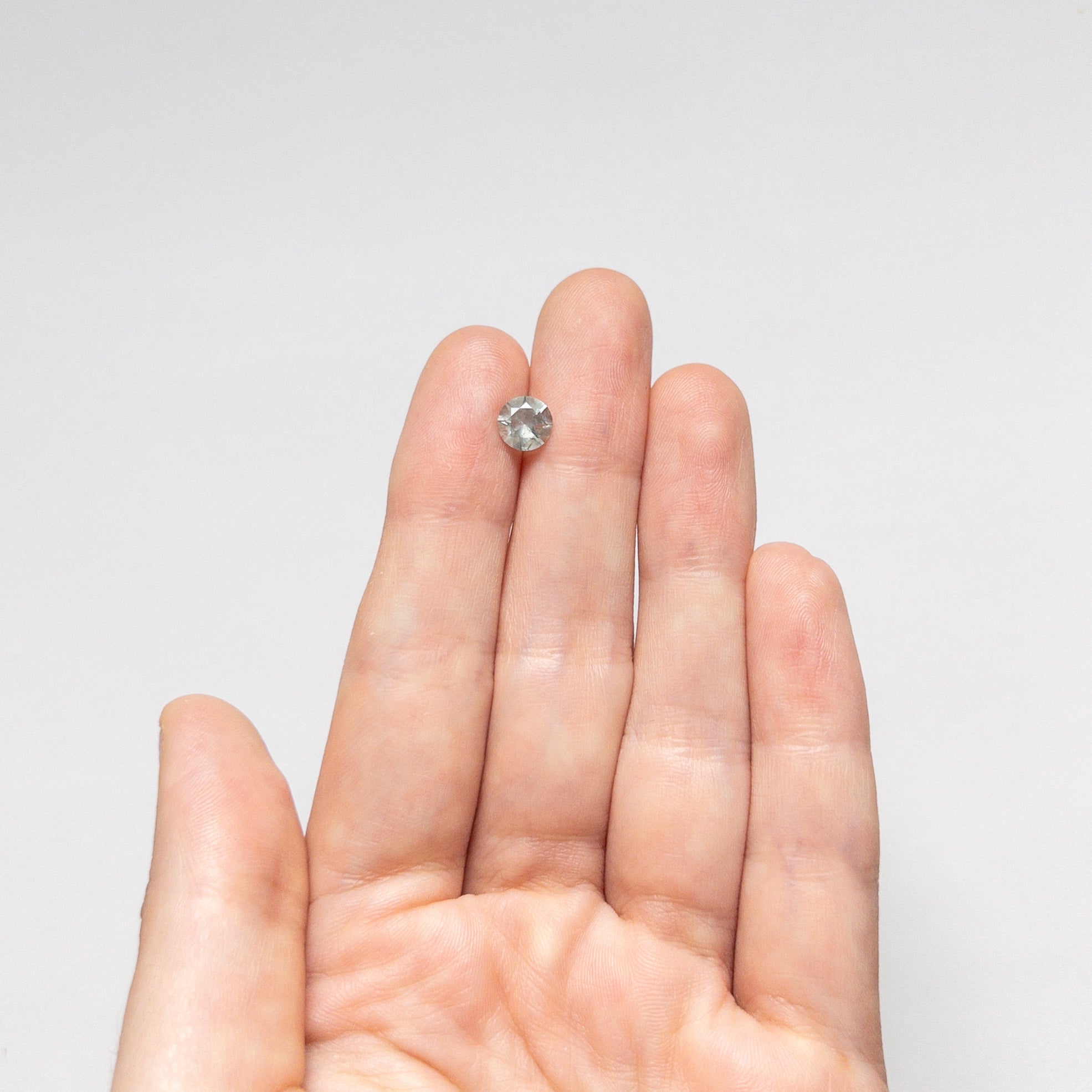 0.98ct Natural Round Brilliant Blue Sapphire Gemstone (6.12x6.07x3.89mm) for Engagement Rings & Fine Jewelry Making - Premium Loose Stone 23686