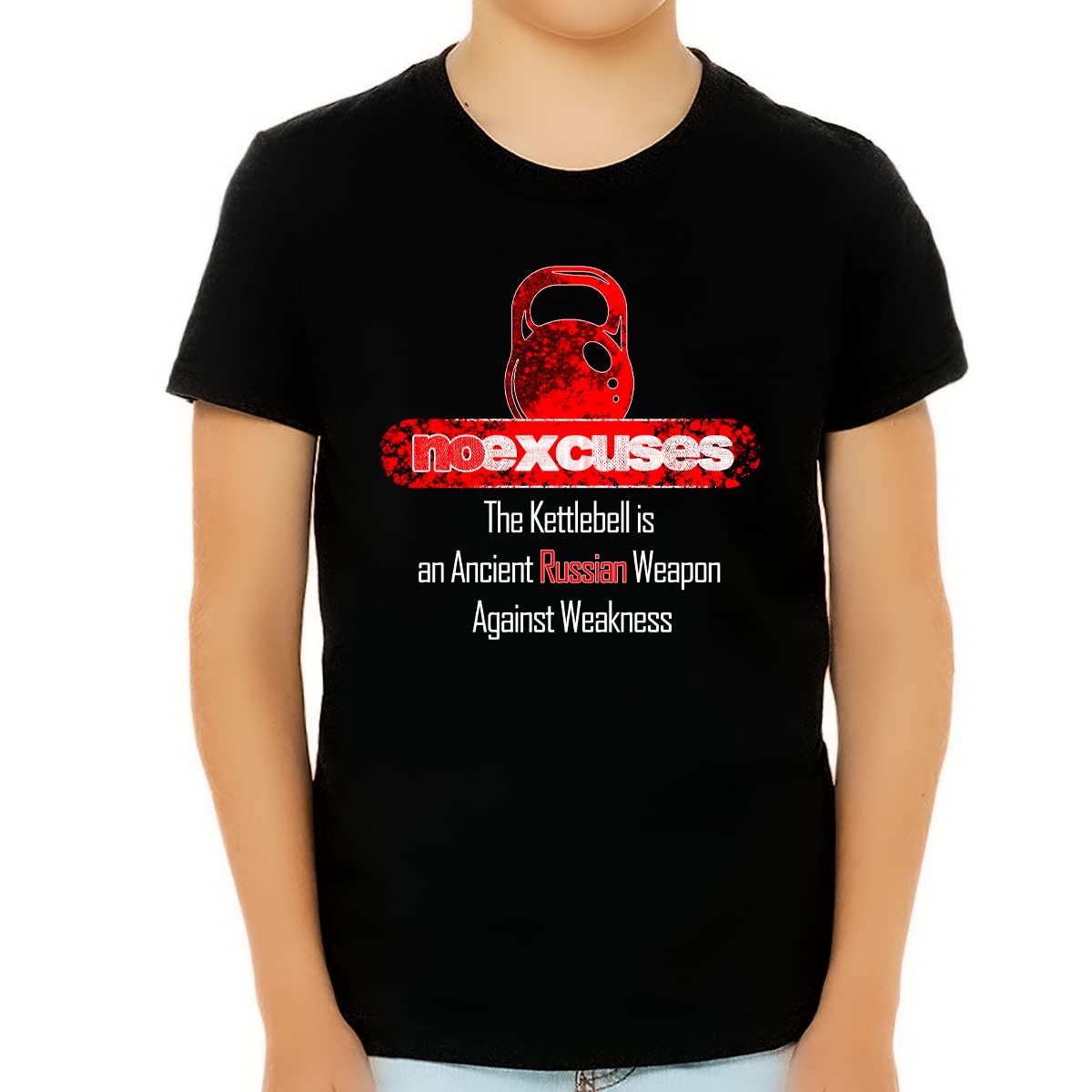 Kids' Gym Workout Shirts - Vintage Graphic Tees for Boys - Perfect for Sports & Play