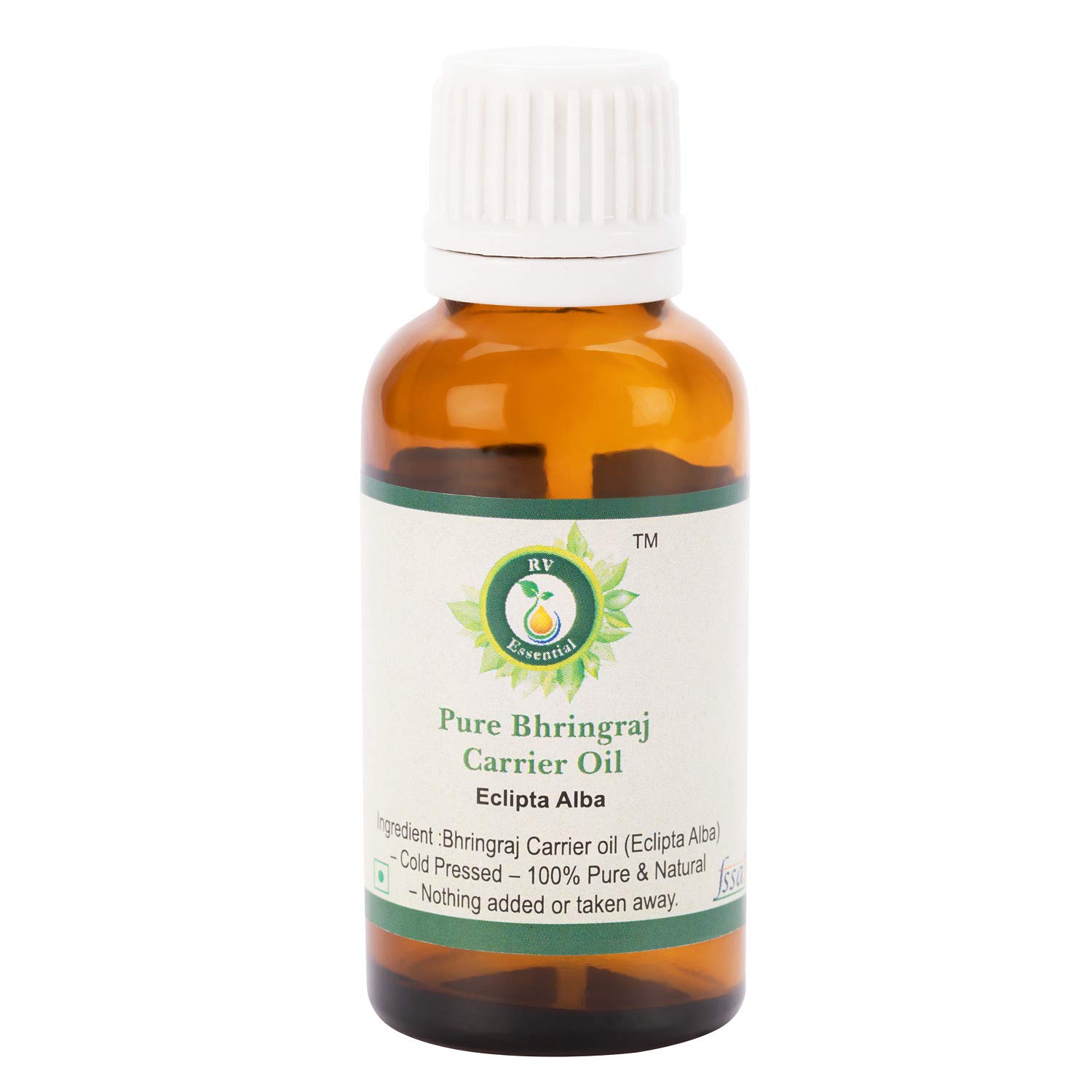 Pure Bhringraj Oil (Eclipta Alba) 30ml - Natural Hair Growth & Scalp Treatment for Thicker, Healthier Hair - Perfect for Daily Hair Care & Ayurvedic Scalp Massage