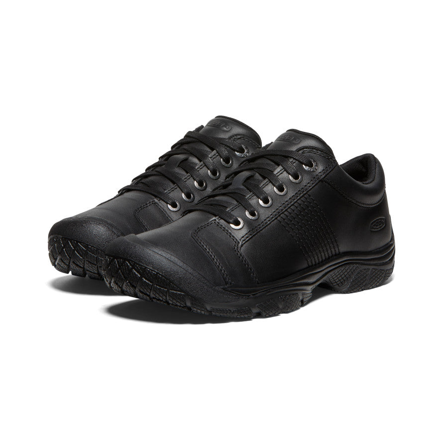 Men's PTC Oxford Shoes - Classic Black Dress Shoes for Business & Formal Wear | Comfortable & Stylish for Office, Weddings & Special Occasions