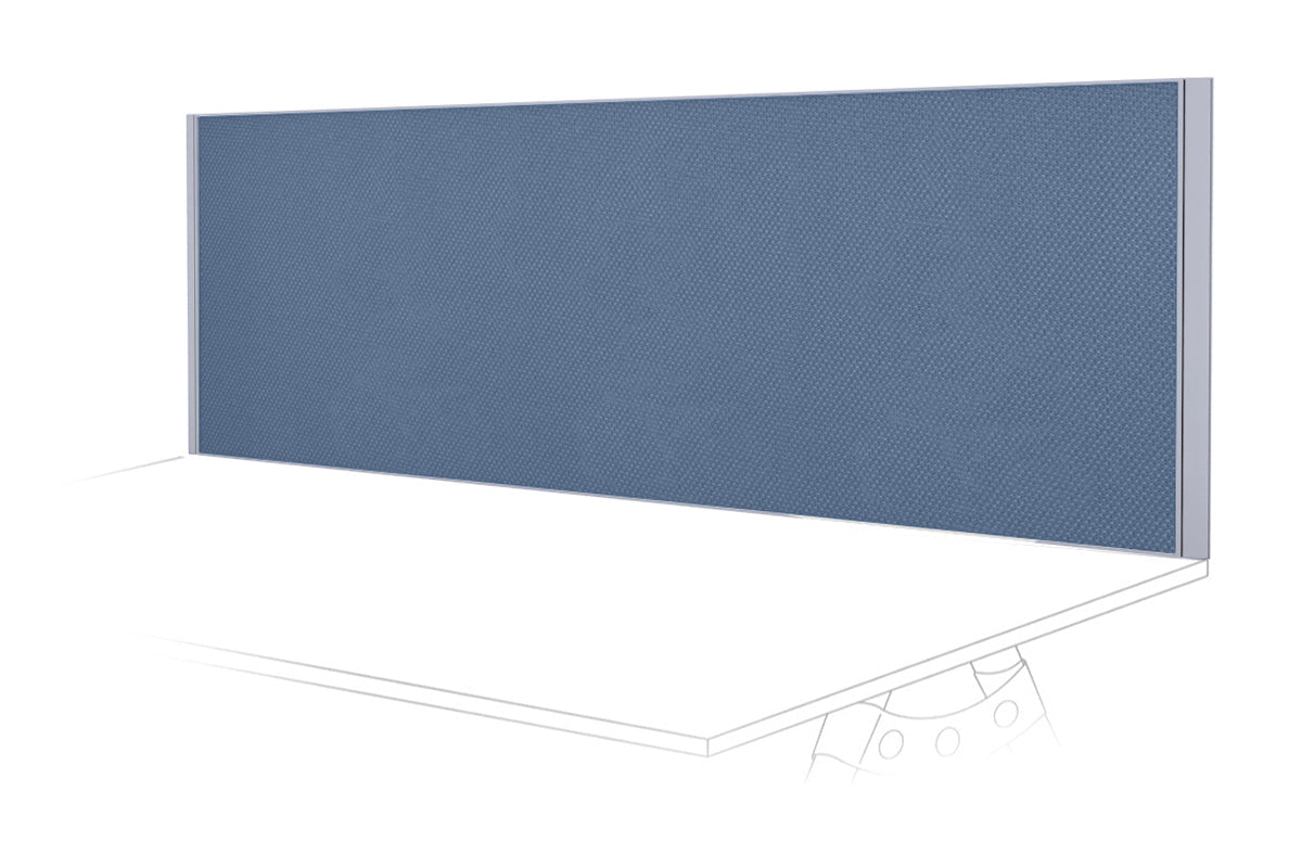 Silver Frame Desk Mounted Privacy Screen with Clamp Bracket - Perfect for Office, Home & Workspace Computer Monitor Privacy Protection