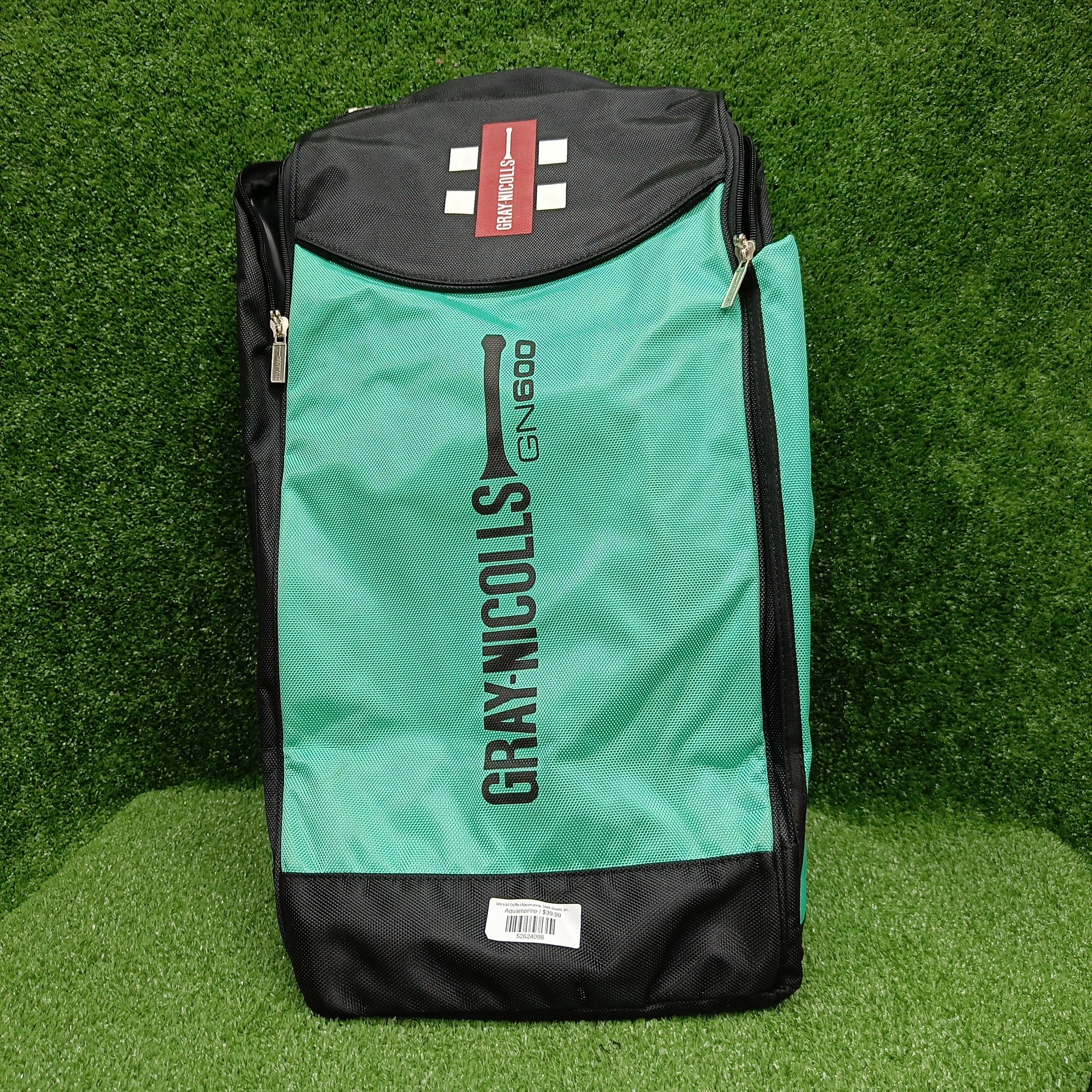 GN 600 Duffle Cricket Kit Bag - Waterproof Sports Equipment for Cricket Players (Aquamarine, Dark Green, Blue) - Perfect for Practice, Matches & Travel
